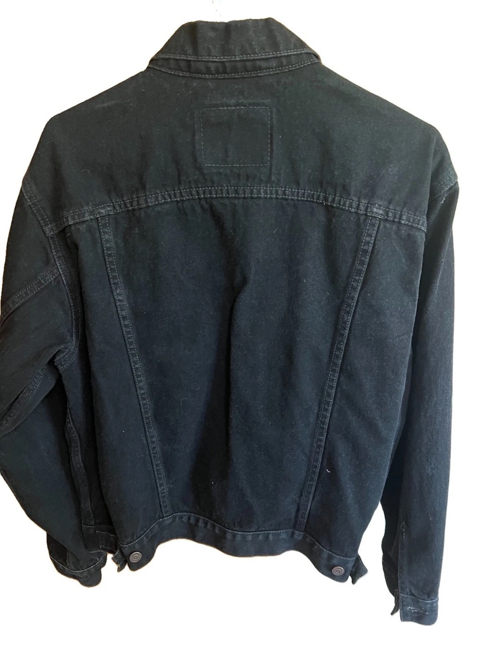 Levi's 70507 0260 Black Denim Trucker Jacket Men's Size M (Roomy) - Picture 2 of 8